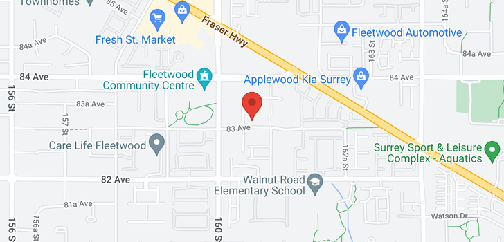 map of 206 16065 83 AVENUE